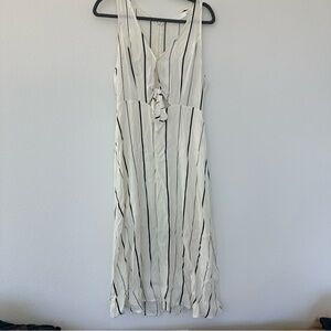 Black and White Striped Dress